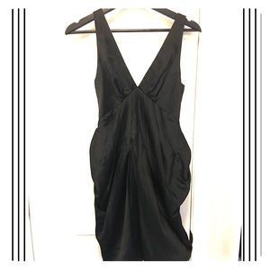 Silky & Sexy Black BCBGMaxAzria Cocktail Dress!